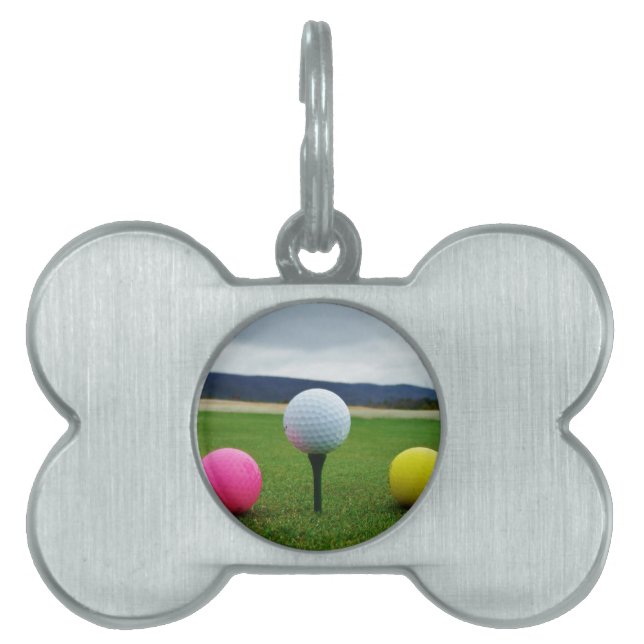 Farbige Golfbälle, Berg-Tee Tiermarke (Vorderseite)