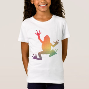 Farbige Gradient Frosch Lover Geschenke T-Shirt