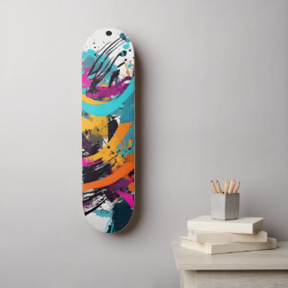 Farbige Graffiti Abstrakt Skateboard