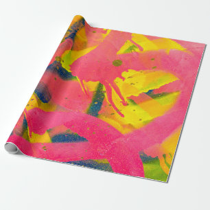 Farbige Graffiti. Nahaufnahme abstrakte Street Art Geschenkpapier