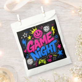 Farbige Graffiti-Spielabend-Partygeschenktasche Geschenktütchen