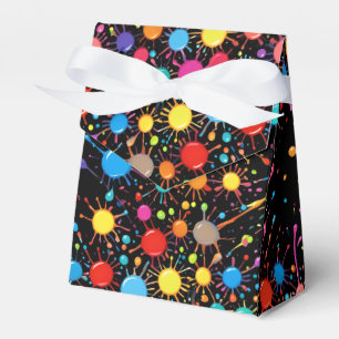 Farbige Graffiti-Style-Farbspritzer-Geschenkbox Geschenkschachtel