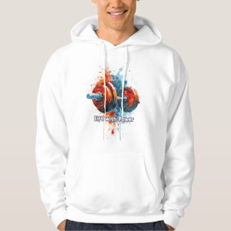 Farbige Grafik & Text Hoodie