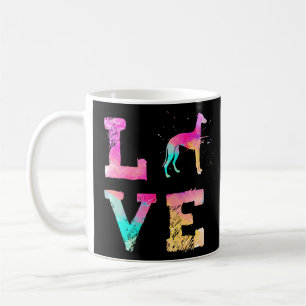 Farbige Greyhound Hund Liebe R Vater Mama Kaffeetasse