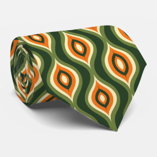 Farbige Groovy Retro Krawatte