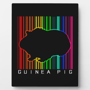 Farbige Guinea NIEDLICHE GUINEA Niedliches Tie Fotoplatte