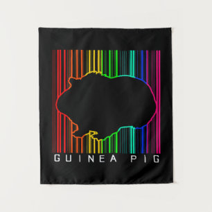 Farbige Guinea   NIEDLICHE GUINEA   Niedliches Tie Wandteppich
