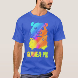 Farbige Guinea Schweinebarmatur - Funny Guinea Pig T-Shirt