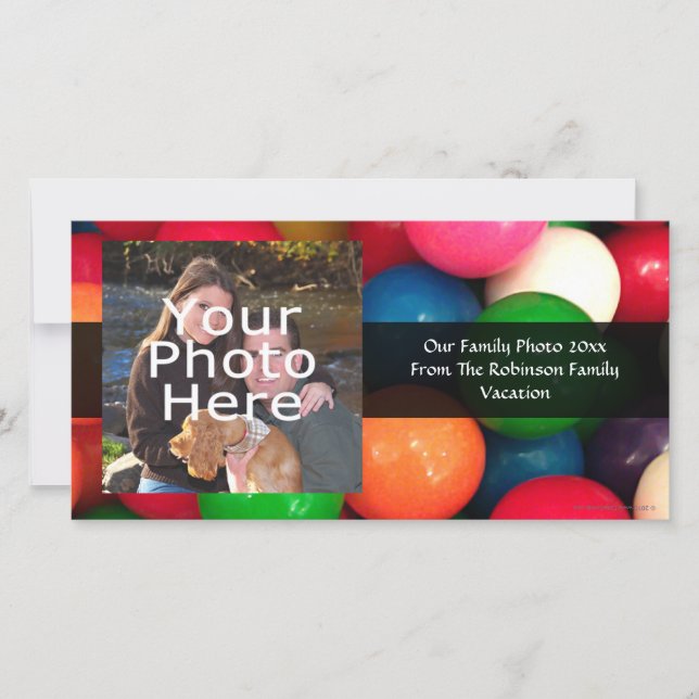 Farbige Gum Ball Candy (Vorderseite)