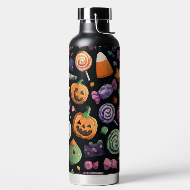 FARBIGE HALLOWEEN-SÜSSIGKEITEN UND BONBONS TRINKFLASCHE (links)