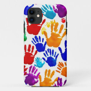 Farbige HandPrint Case-Mate iPhone Hülle