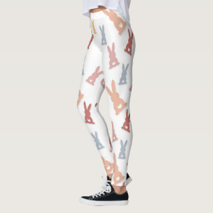 Farbige Hasen-Leggings Leggings