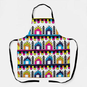 Farbige Häuser Moderne Schürze