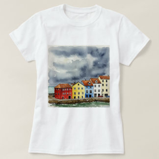 Farbige Häuser T-Shirt
