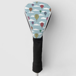 Farbige Heißluftballons Golf Headcover