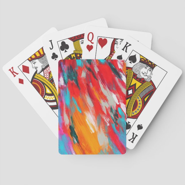 Farbige Helle Farben   Spielkarten (Rückseite)