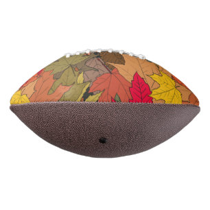 Farbige Herbstblätter Football