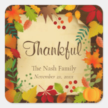 Farbige Herbstblätter für Erntedank