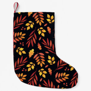 Farbige Herbstblätter Kleiner Weihnachtsstrumpf