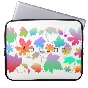 Farbige Herbstblätter Laptopschutzhülle