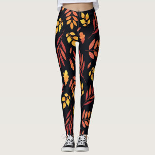 Farbige Herbstblätter Leggings
