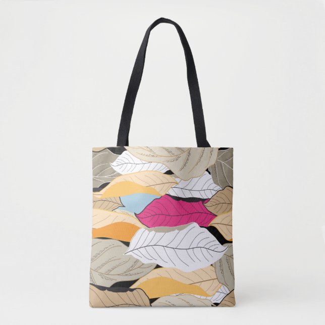 Farbige Herbstblätter, nahtloses Muster. (Vorderseite)