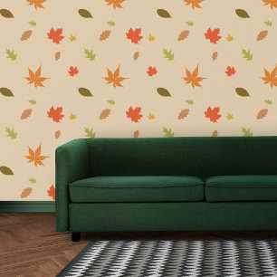 Farbige Herbstblätter Tapete