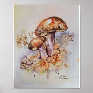 Farbige Herbstfarben Poster