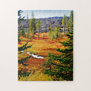 Farbige Herbstlandschaft Puzzle