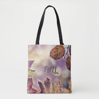 Farbige Herbstlaube mit Herbstfarben Aquarell