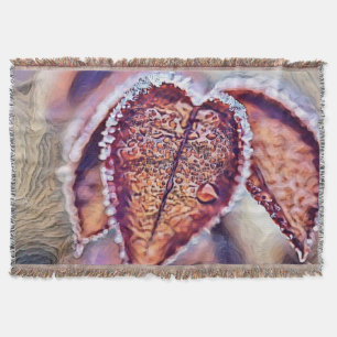 Farbige Herbstlaube mit Herbstfarben Aquarell Decke