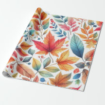 Farbige Herbstlaube Muster