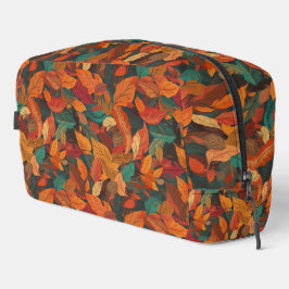 Farbige Herbstlaube Waschbeutel