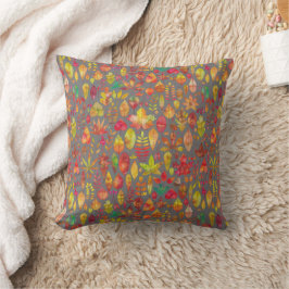Farbige Herbstleaves Pattern Kissen Throw