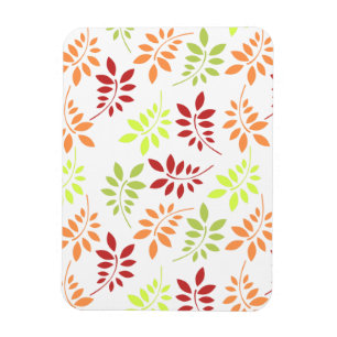 Farbige Herbstreben in warmen Tönen Magnet