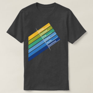 Farbige Herren College Park T-Shirt