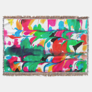 Farbige Herzen Decke