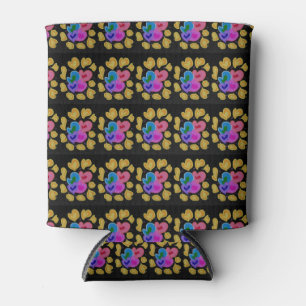 Farbige Herzen Design-Getränkedosehalter Dosenkühler