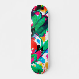 Farbige Herzen Skateboard