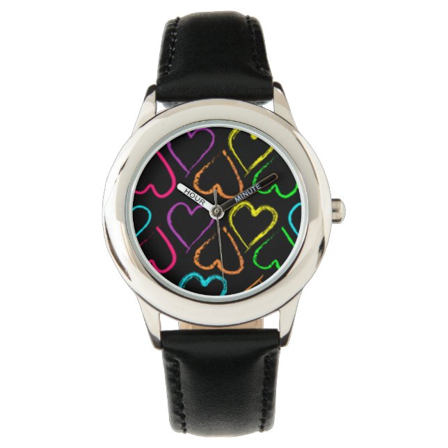 Farbige Herzfrequenz Armbanduhr (Vorderseite)