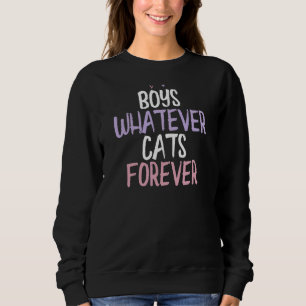 Farbige Herzklopfen, welche Katzen auch immer für Sweatshirt