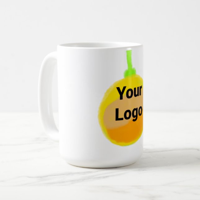 FARBIGE HERZTEXT-TASSE KAFFEETASSE (Vorderseite Links)