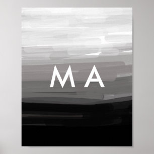 Farbige Hinzufügen eines Namens-Textbilds Poster