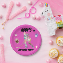 Farbige Hockey-Player-Teller