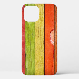 farbige Holzstruktur, 3D-Abbildung3d, abstrakte Case-Mate iPhone Hülle
