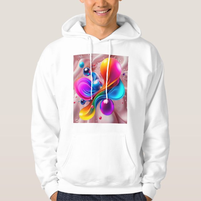 Farbige  hoodie (Vorderseite)
