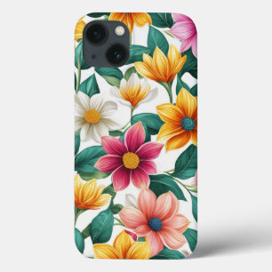 Farbige Hübsche Blume Frühlingsblumen Wildblumen Case-Mate iPhone Hülle