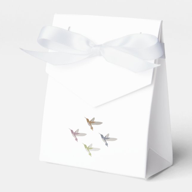 Farbige Hummingvögel Geschenkschachtel (Vorderseite)