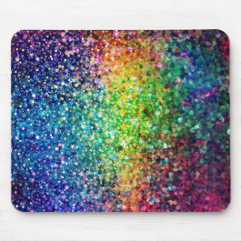 Farbige Imitate Glitzer Mousepad
