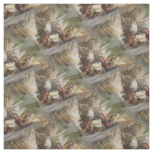 Farbige Indische Mais-Naturmuster Stoff (Muster)